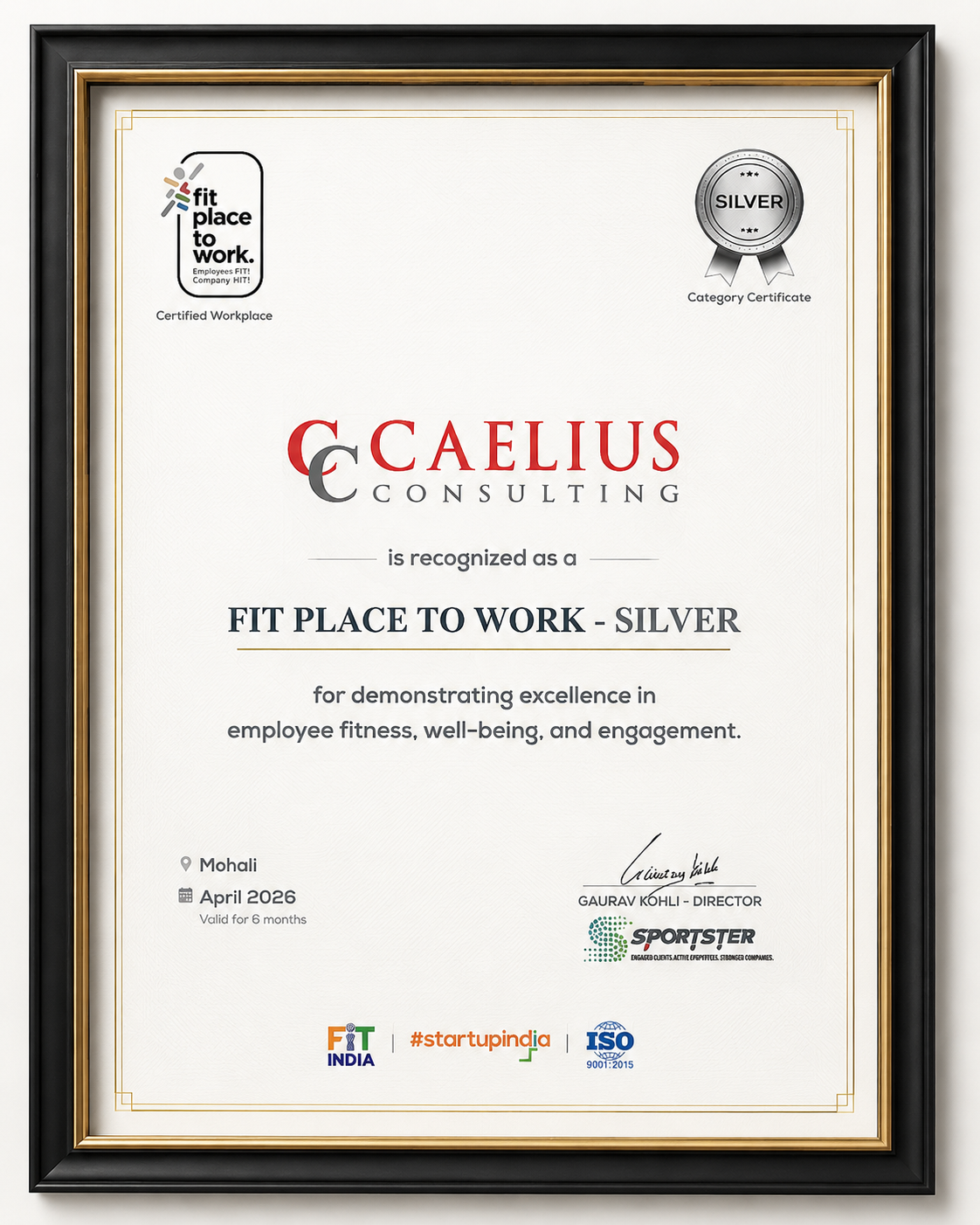 Fit Place To Work Certification